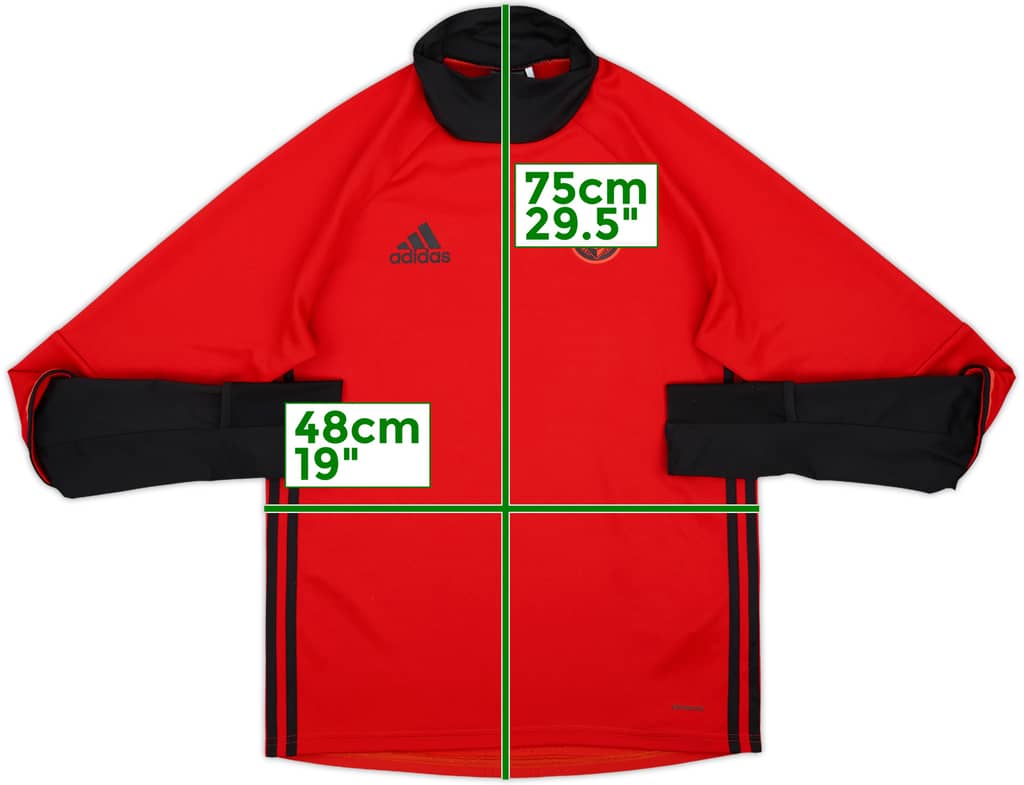 2016-17 Benfica adidas Sweat Top - 7/10 - (S)