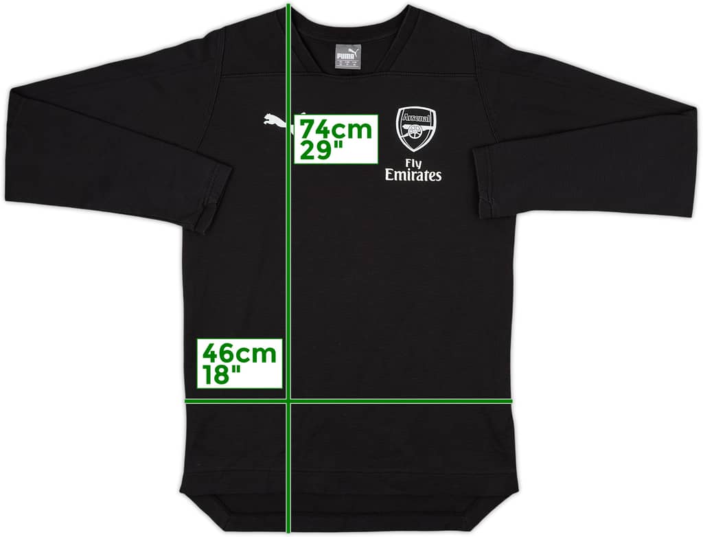 2017-18 Arsenal Puma Sweat Top - 8/10 - (XS)
