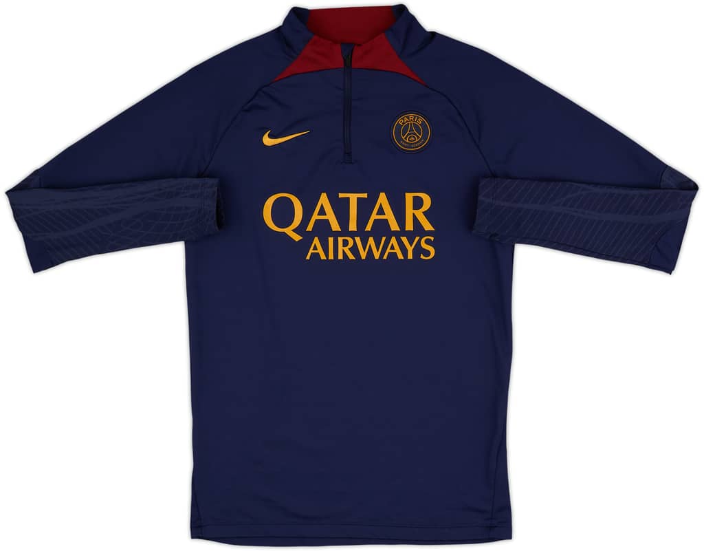 2023-24 Paris Saint-Germain Nike 1/4 Zip Drill Top - 9/10 - (S)