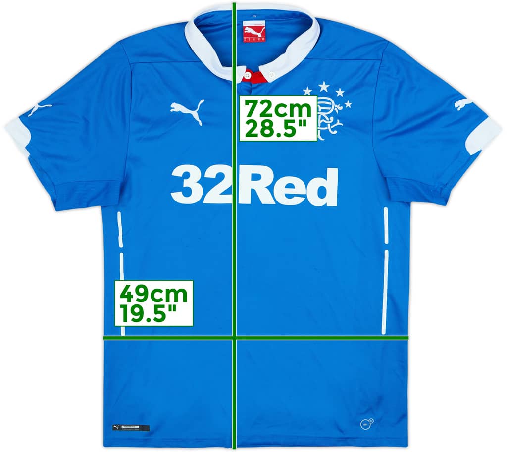 2014-15 Rangers Home Shirt - 8/10 - (M)