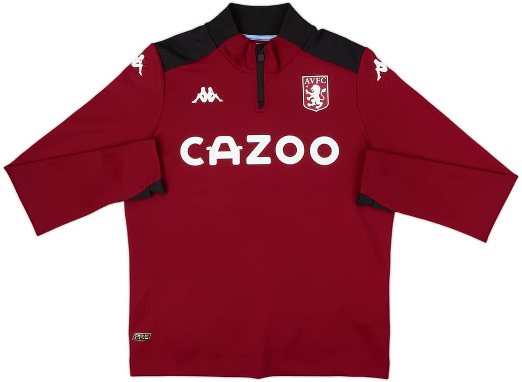 Top de entrenamiento 1/4 Zip Kappa del Aston Villa 2021-22 - 10/10 - (XL)