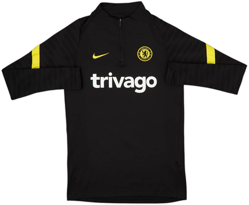 2021-22 Chelsea Nike 1/4 Zip Training Top - 7/10 - (S)