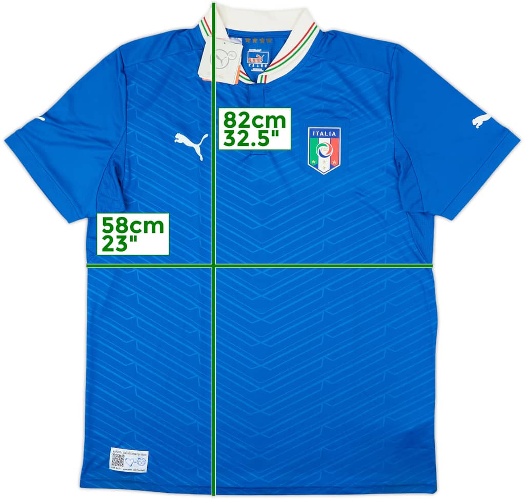 2012-13 Italy Home Shirt (XL)