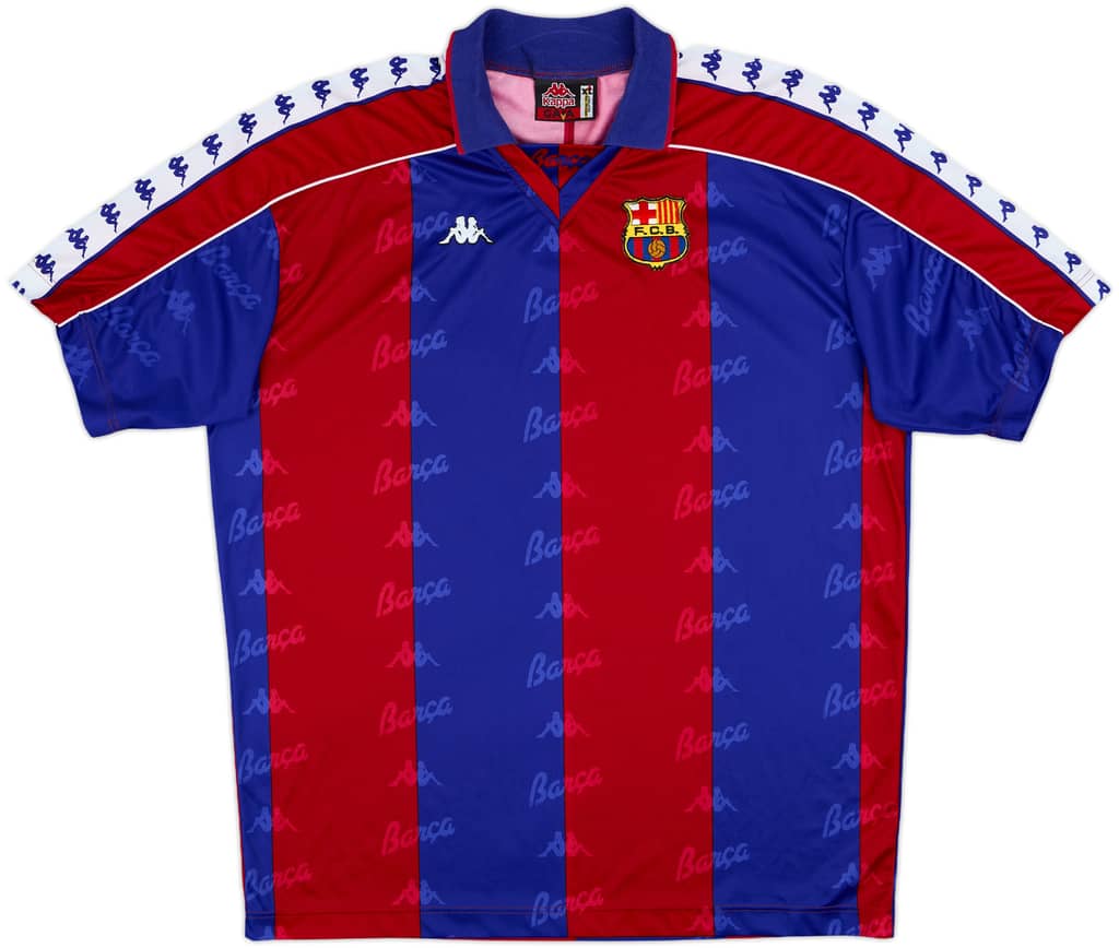 1992-95 Barcelona Home Shirt - 10/10 - (XL)