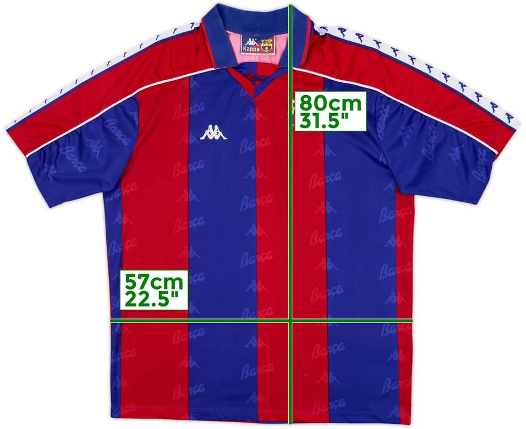1992-95 Barcelona Home Shirt - 8/10 - (XL)
