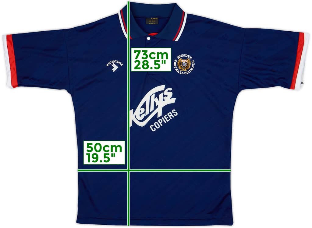 1991-92 Dundee Home Shirt - 8/10 - (M)