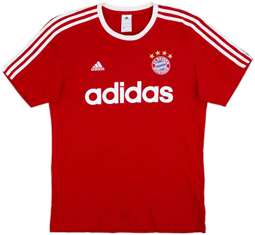 2013-14 Bayern Munich adidas Cotton Tee - 8/10 - (M)