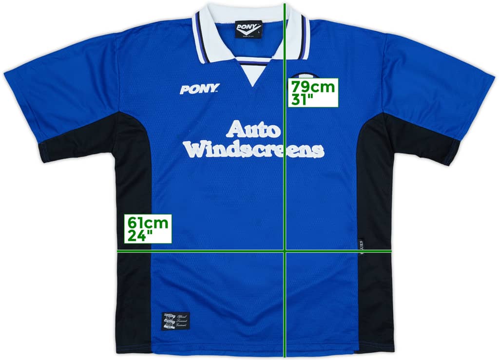 1996-97 Birmingham Home Shirt - 7/10 - (L)