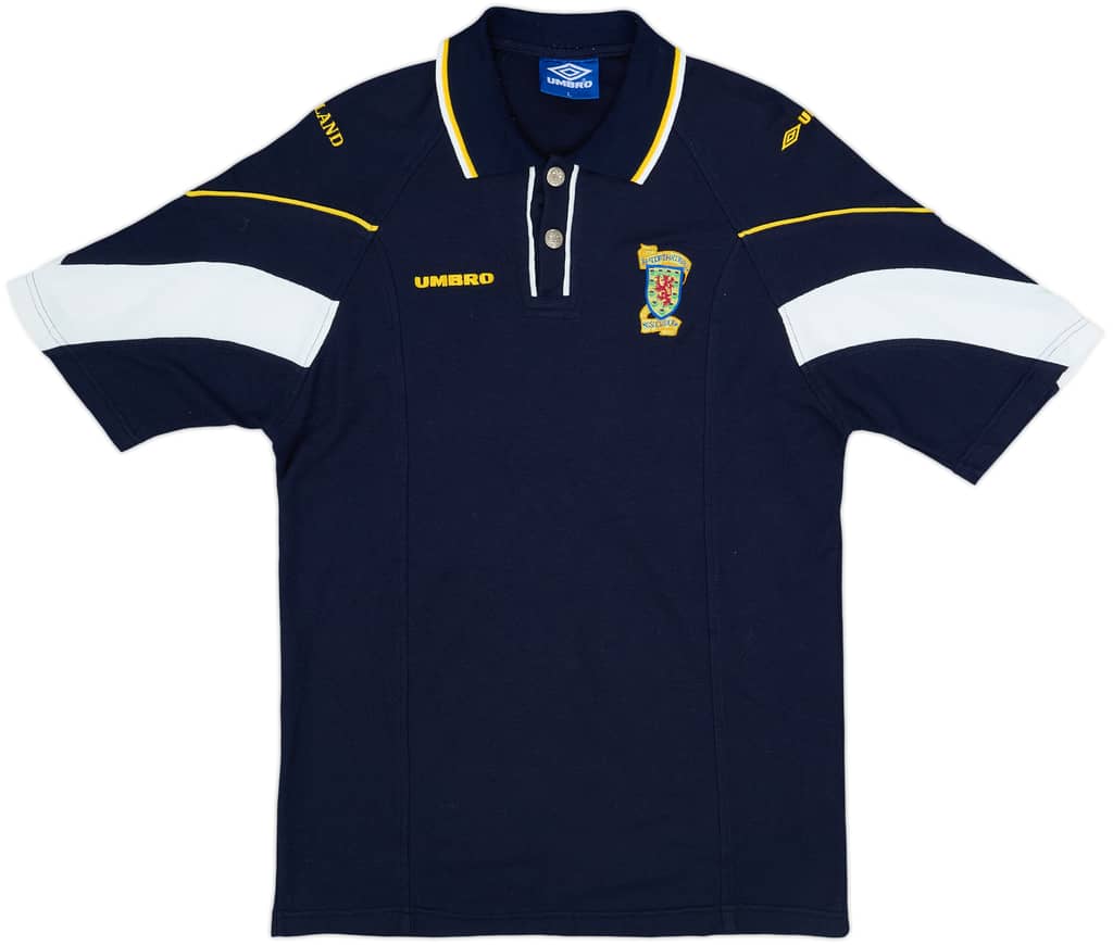 1996-97 Scotland Umbro Polo Shirt - 9/10 - (L)