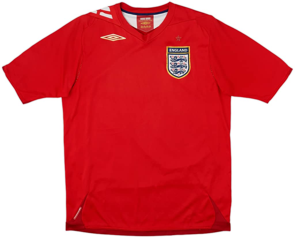 2006-08 England Away Shirt - 5/10 - (M)