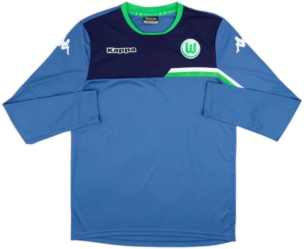 2015-16 Wolfsburg Kappa Training L/S Shirt - 8/10 - (M)