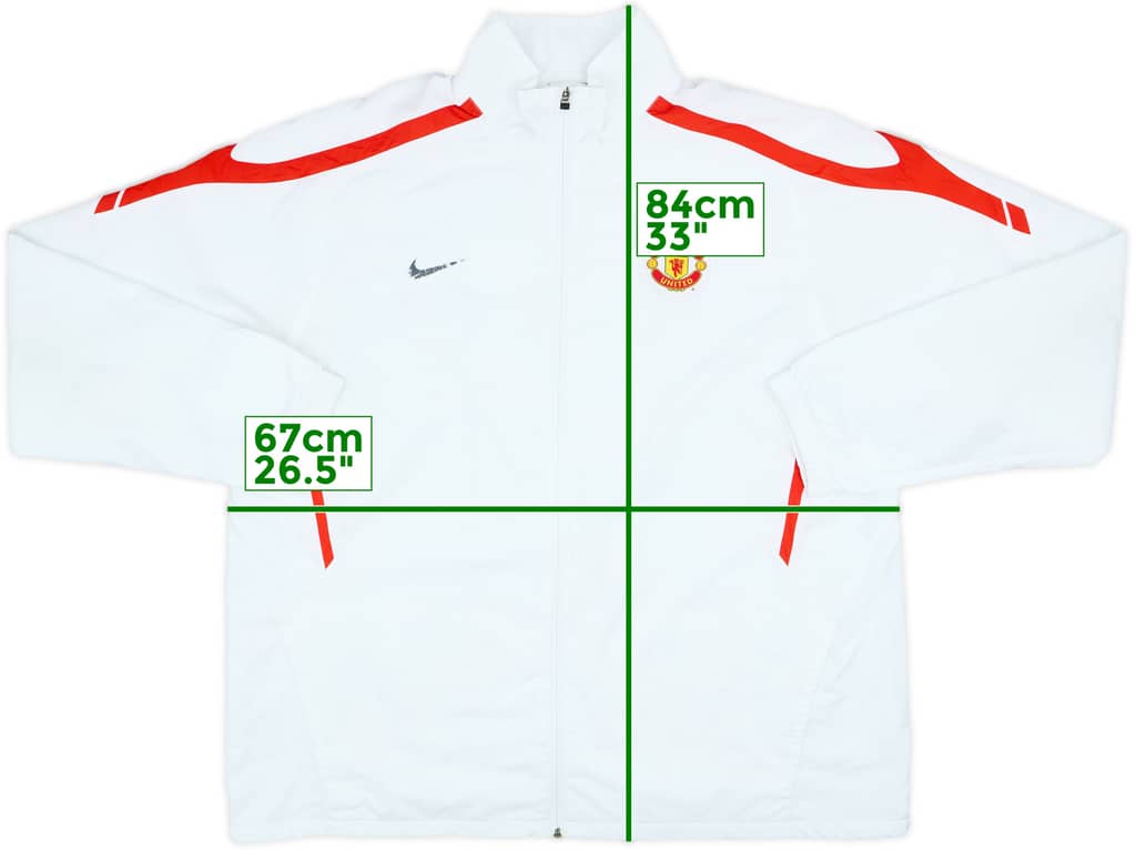 2010-11 Manchester United Nike Track Jacket - 4/10 - (XXL)