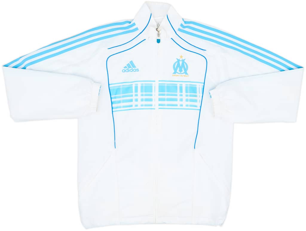 2010-11 Olympique Marseille adidas Track Jacket - 7/10 - (S)