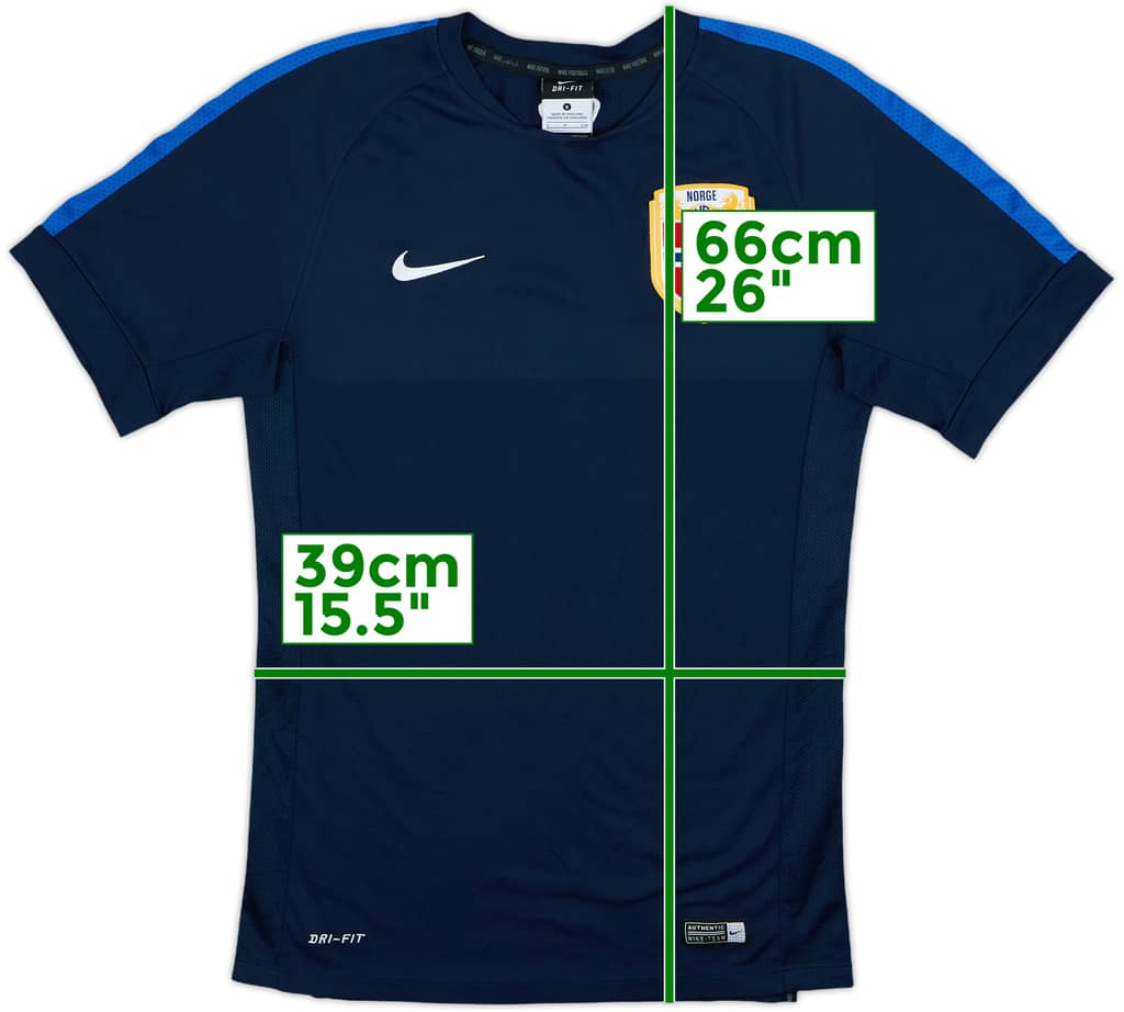 2016-18 Norway Nike Training Shirt - 8/10 - (S)