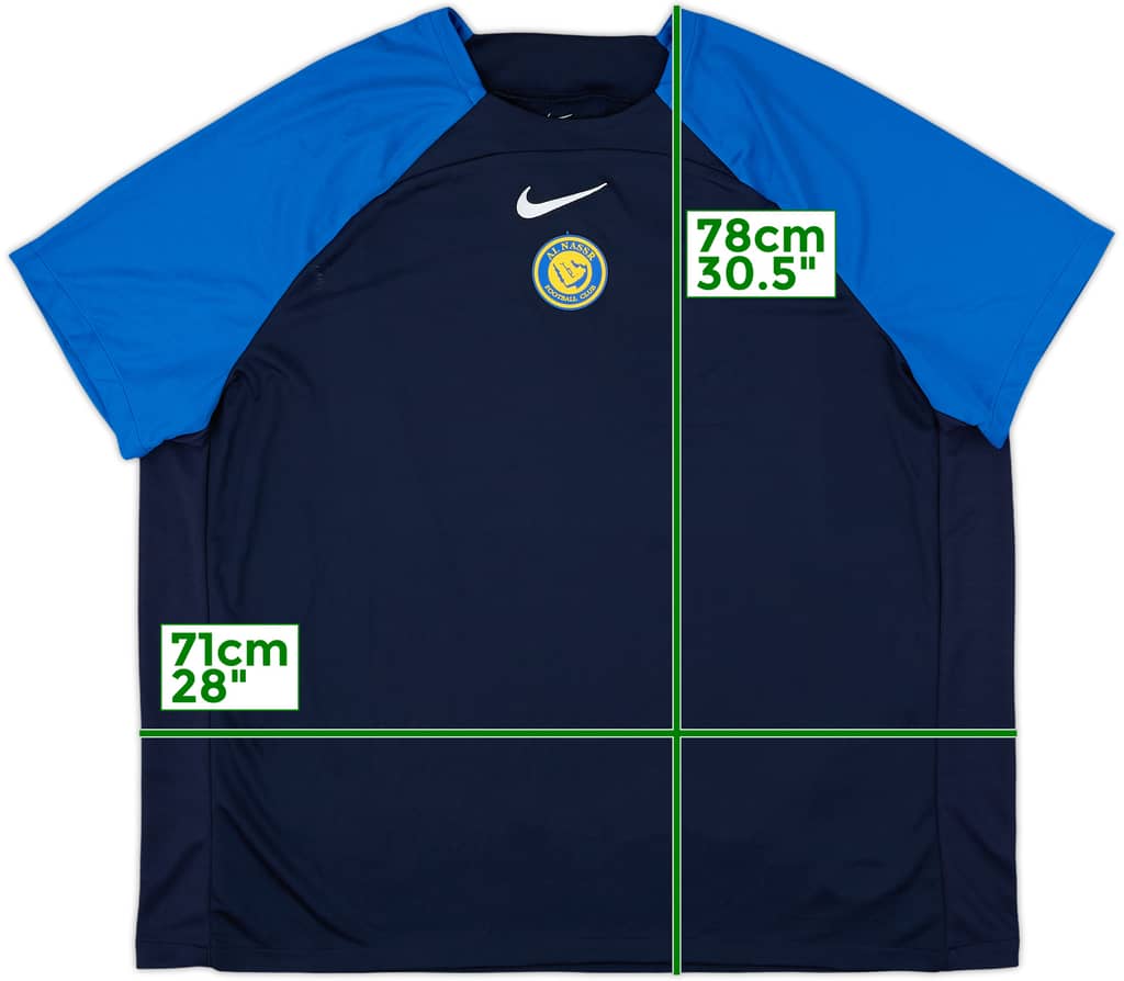 2023-24 Nike Template Training Shirt (Al-Nassr) - 6/10 - (XXL)