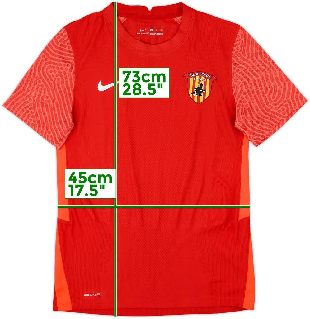 2021-22 Benevento Nike Vaporknit Training Shirt - 8/10 - (S)