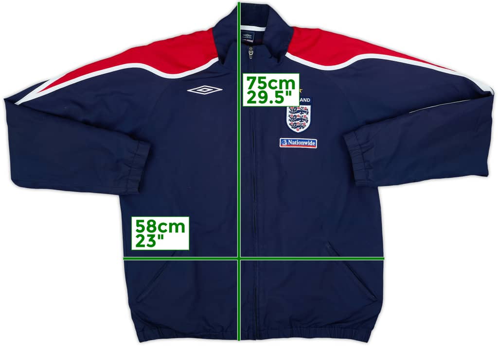 2007-09 England Umbro Track Jacket - 7/10 - (L)