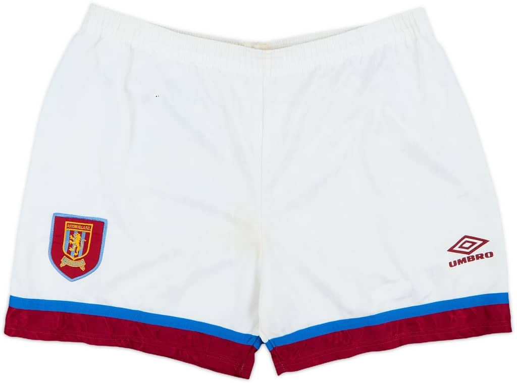 1992-93 Aston Villa Home Shorts - 8/10 - (M)