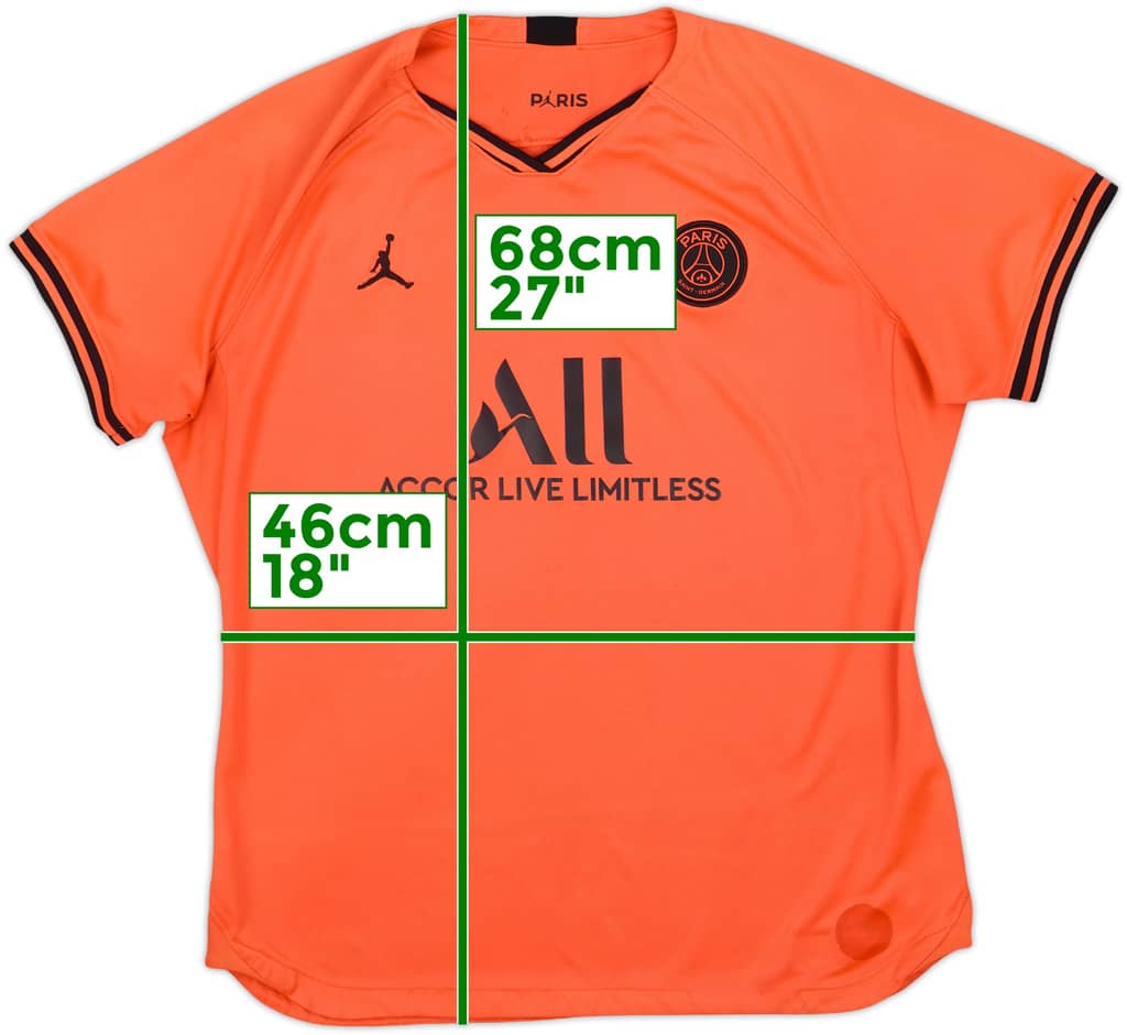 2019-20 Paris Saint-Germain Away Shirt - 7/10 - (Women's XL)