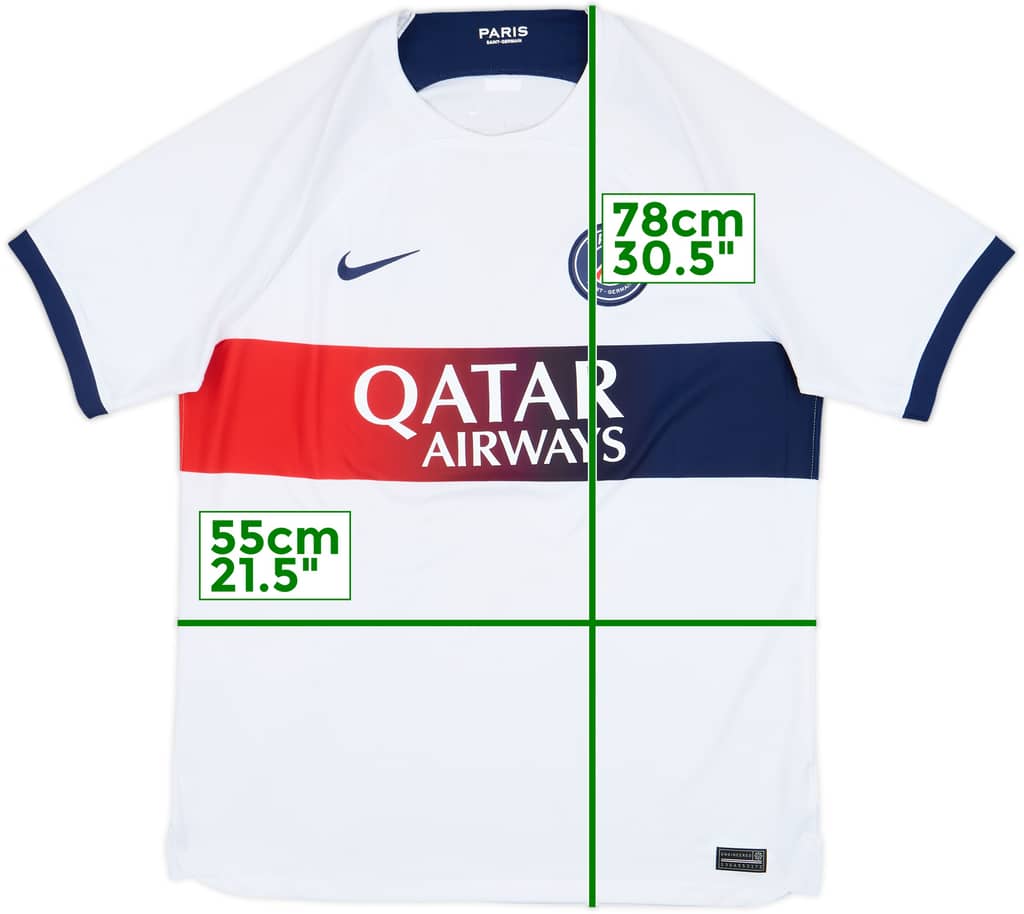 2023-24 Paris Saint-Germain Away Shirt - 5/10 - (L)