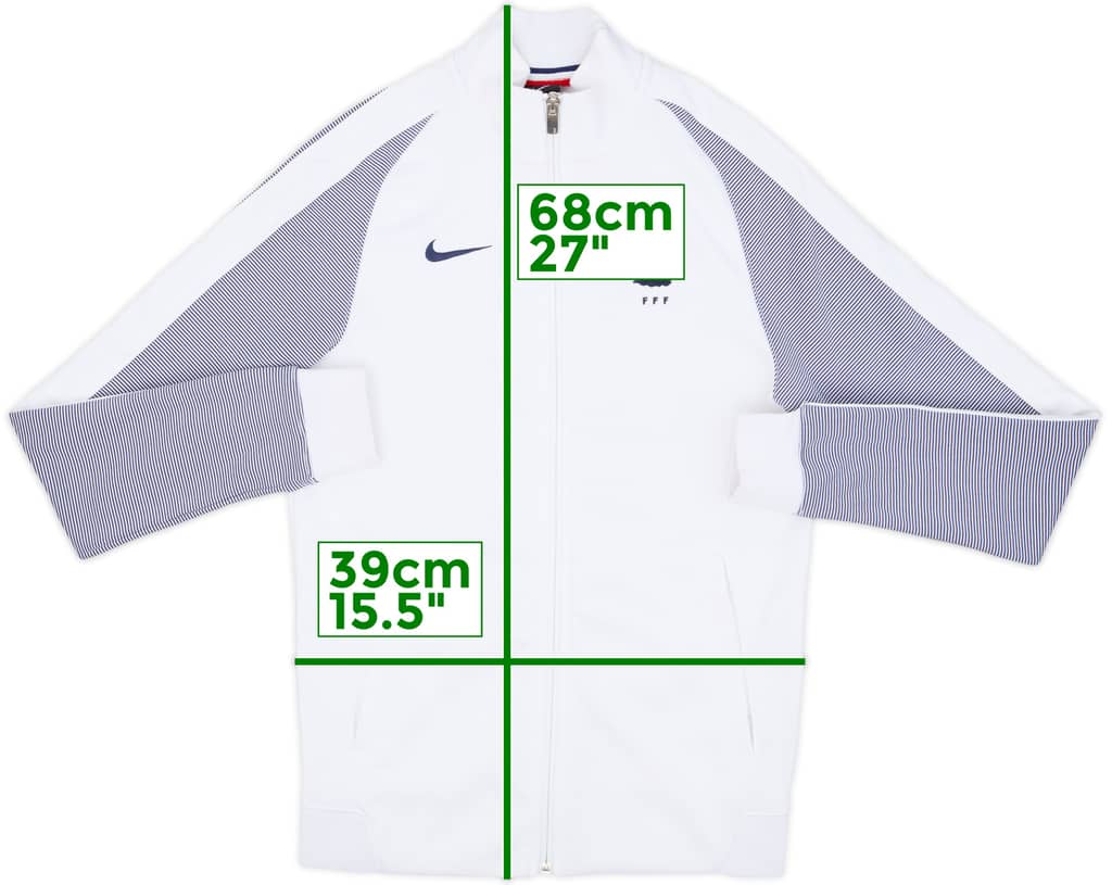 2016-17 France Nike Track Jacket - 8/10 - (S)