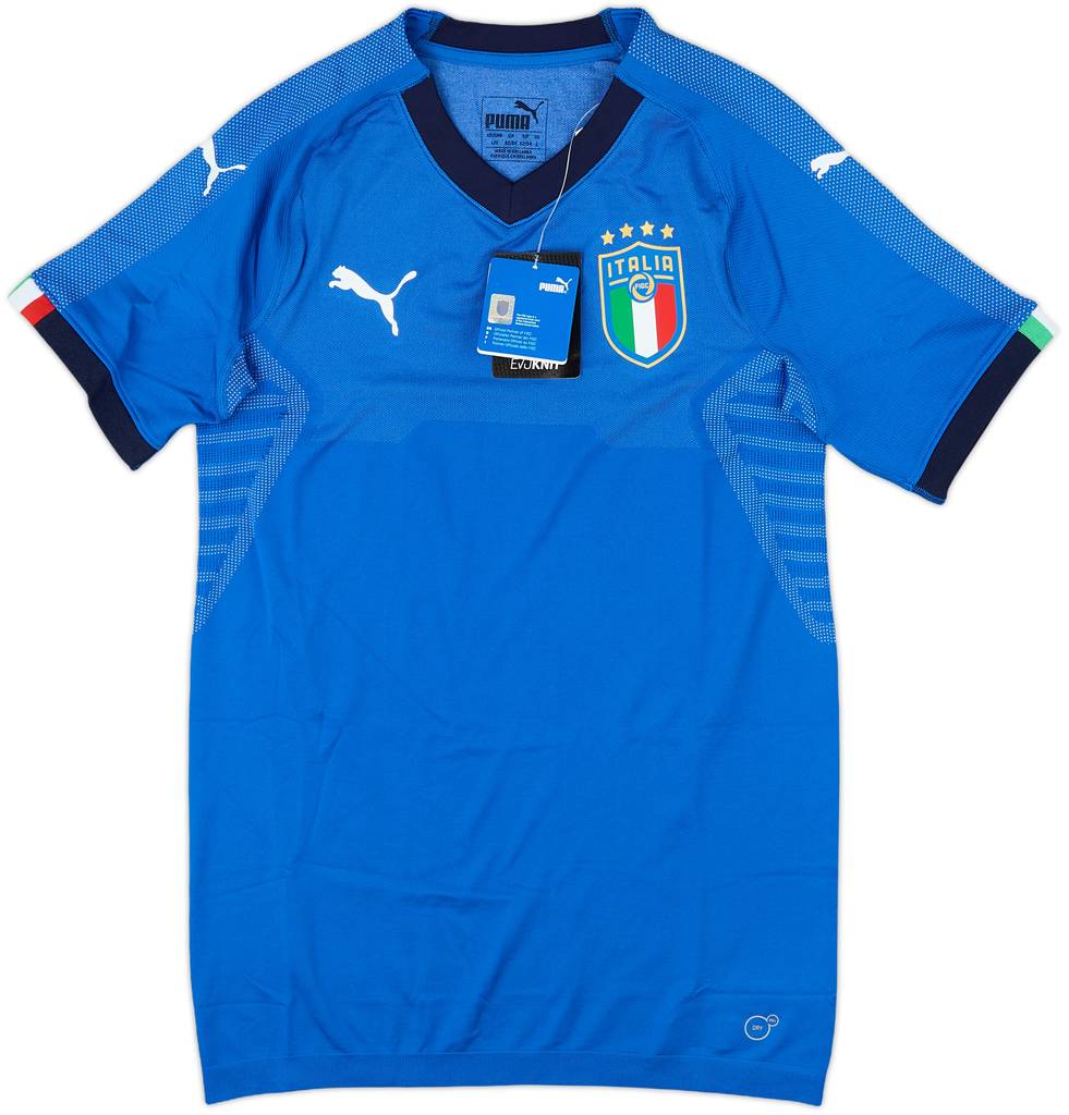 2018-19 Italy Authentic Home Shirt (L)