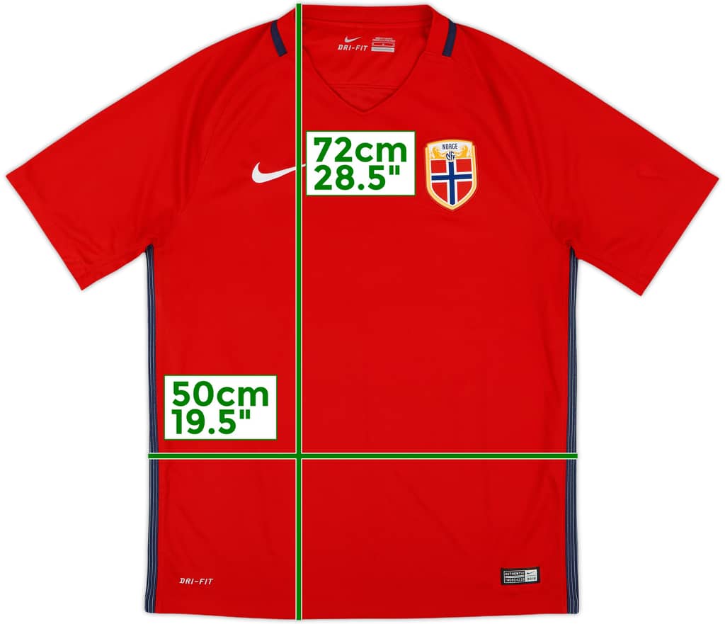 2016-18 Norway Home Shirt - 10/10 - (M)