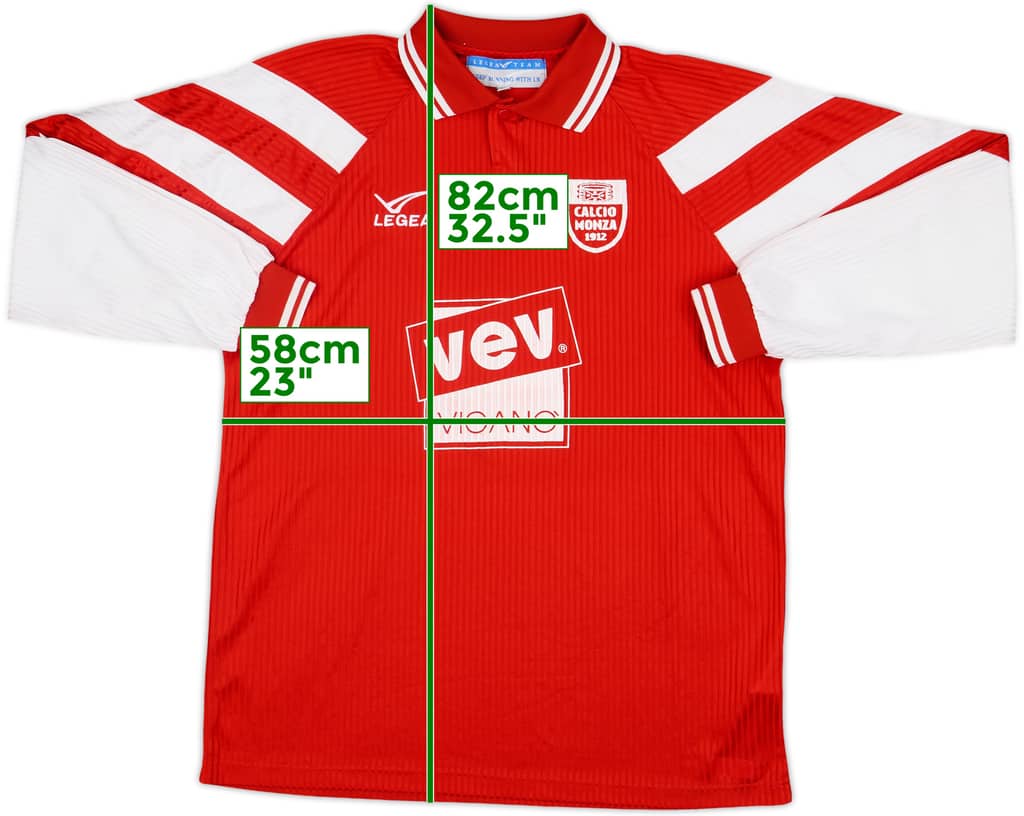 2002-03 Monza Home L/S Shirt - 8/10 - (XL)