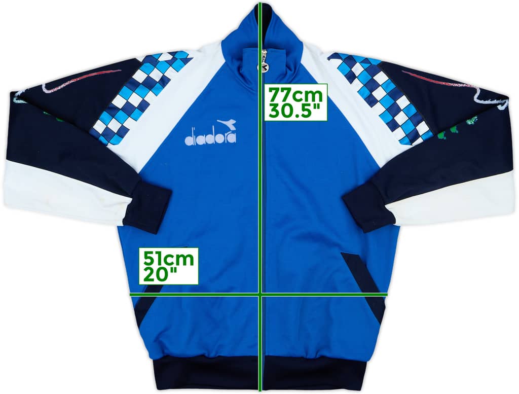 1990 Italy Diadora Track Jacket - 4/10 - (L)