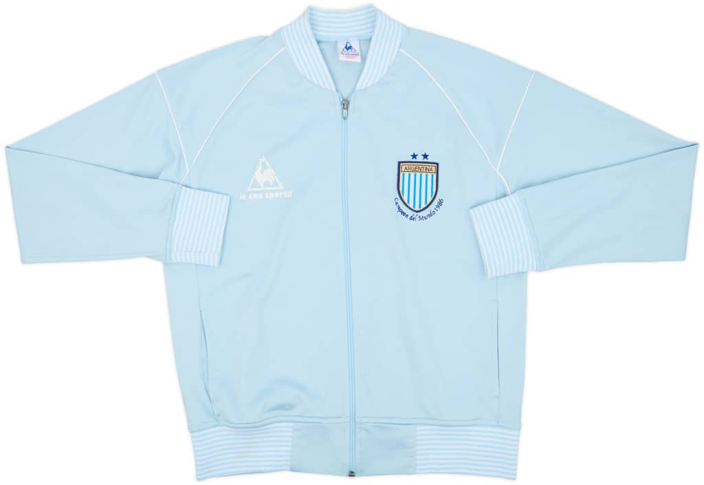 1986-88 Argentina Le Coq Sportif Campeon del Mundo Presentation Jacket - 8/10 - (L)