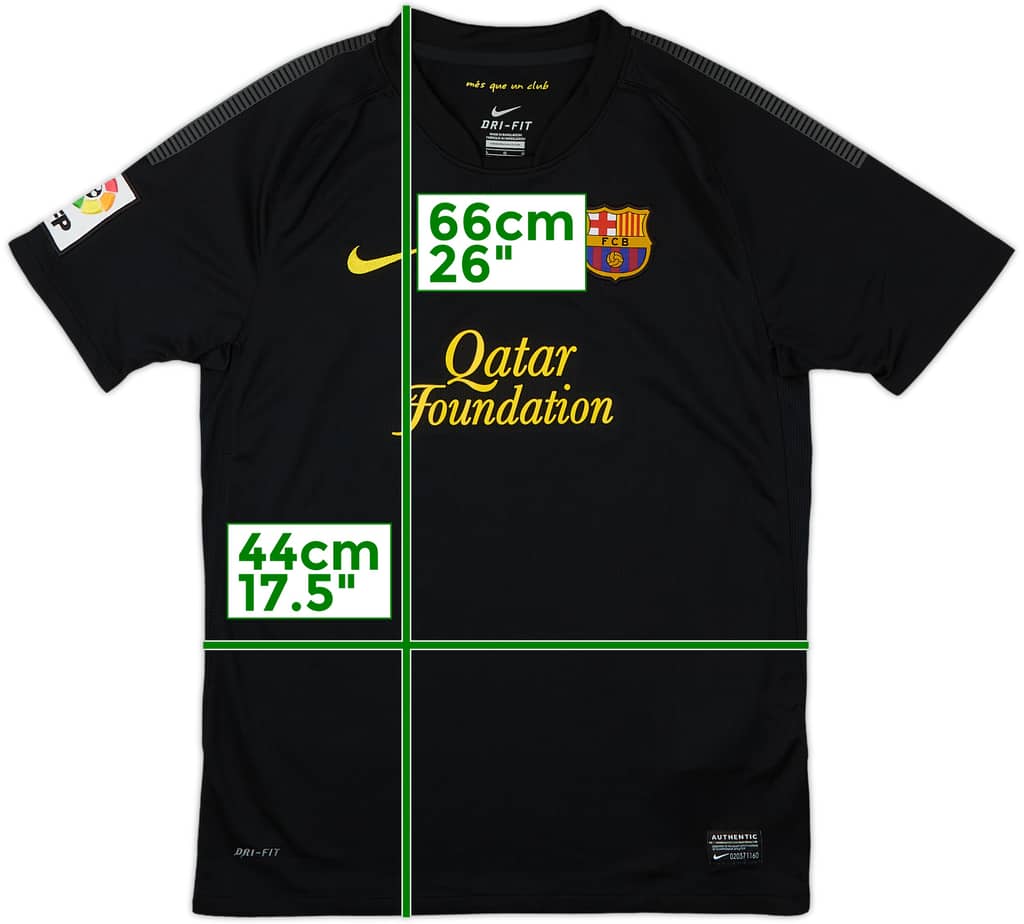 2011-12 Barcelona Away Shirt - 8/10 - (L.Boys)