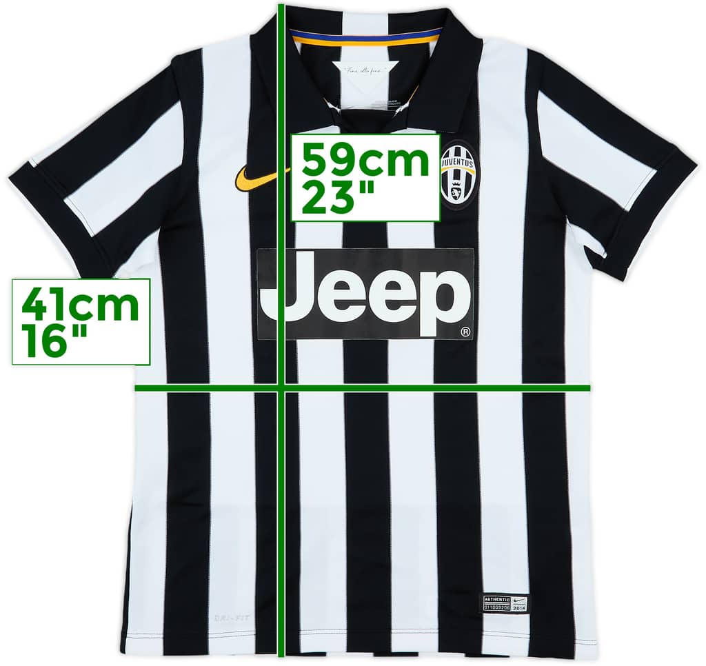 2014-15 Juventus Home Shirt - 10/10 - (M.Boys)