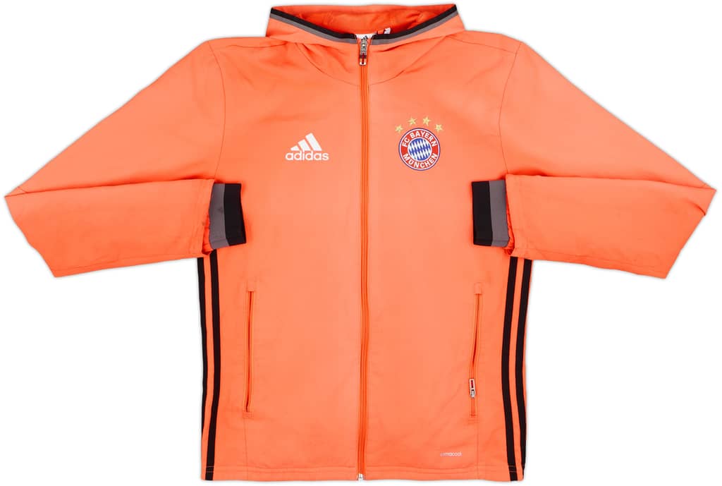 2016-17 Bayern Munich adidas Hooded Track Jacket - 6/10 - (XS)