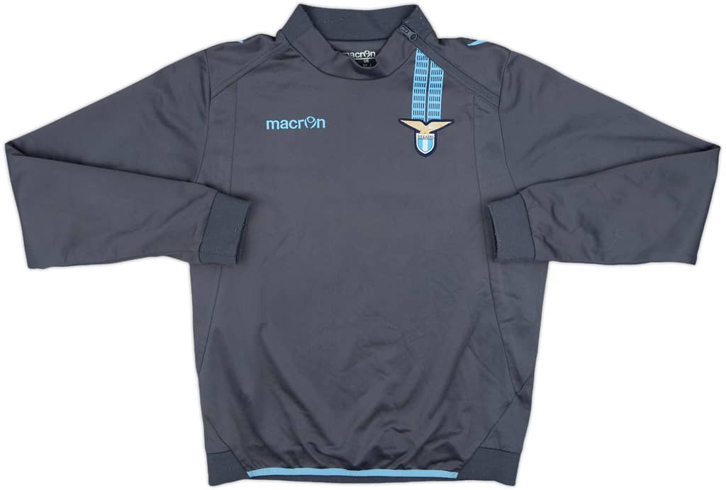 2013-14 Lazio Macron 1/4 Zip Drill Top - 8/10 - (XL.Boys)