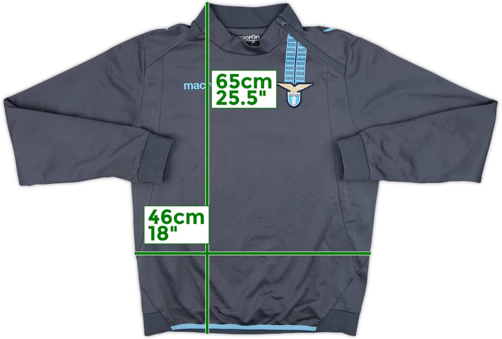 2013-14 Lazio Macron 1/4 Zip Drill Top - 8/10 - (XL.Boys)