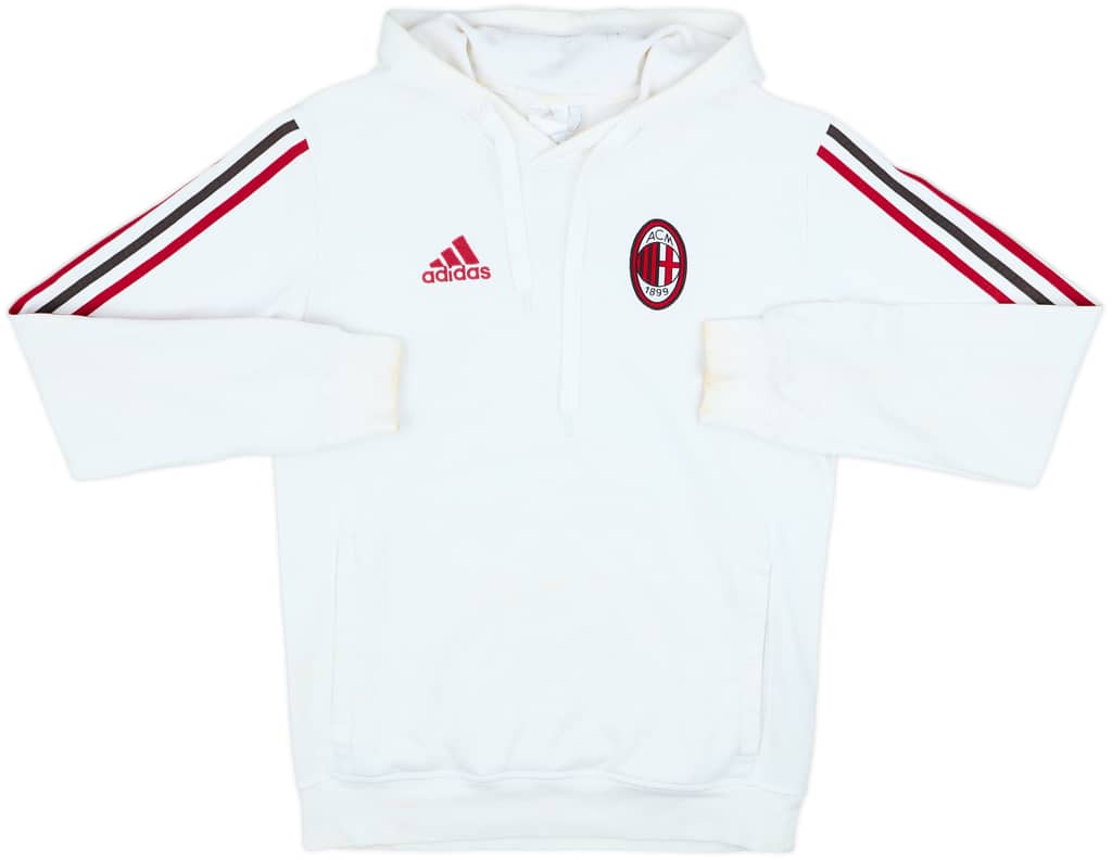 2017-18 AC Milan adidas Hooded Sweat Top - 5/10 - (S)