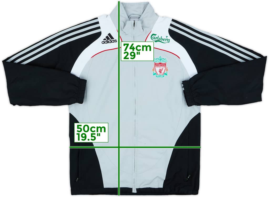 2008-09 Liverpool adidas Track Jacket - 6/10 - (XS)