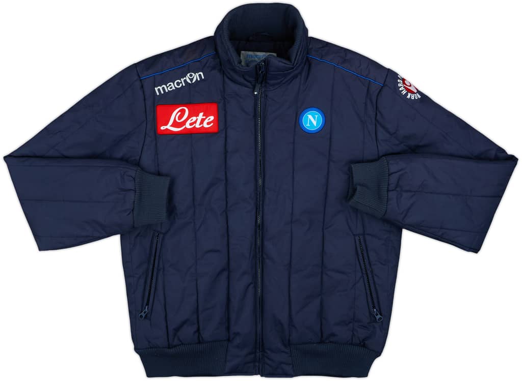 2013-14 Napoli Macron Track Jacket - 8/10 - (M.Boys)