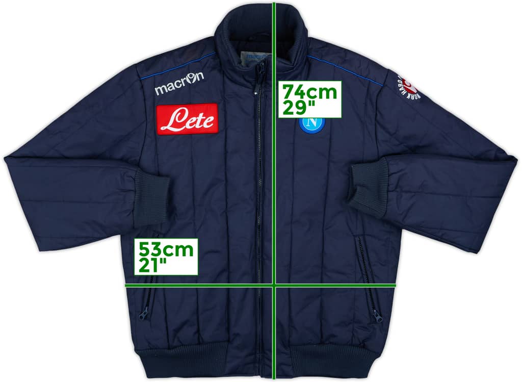 2013-14 Napoli Macron Track Jacket - 8/10 - (M.Boys)