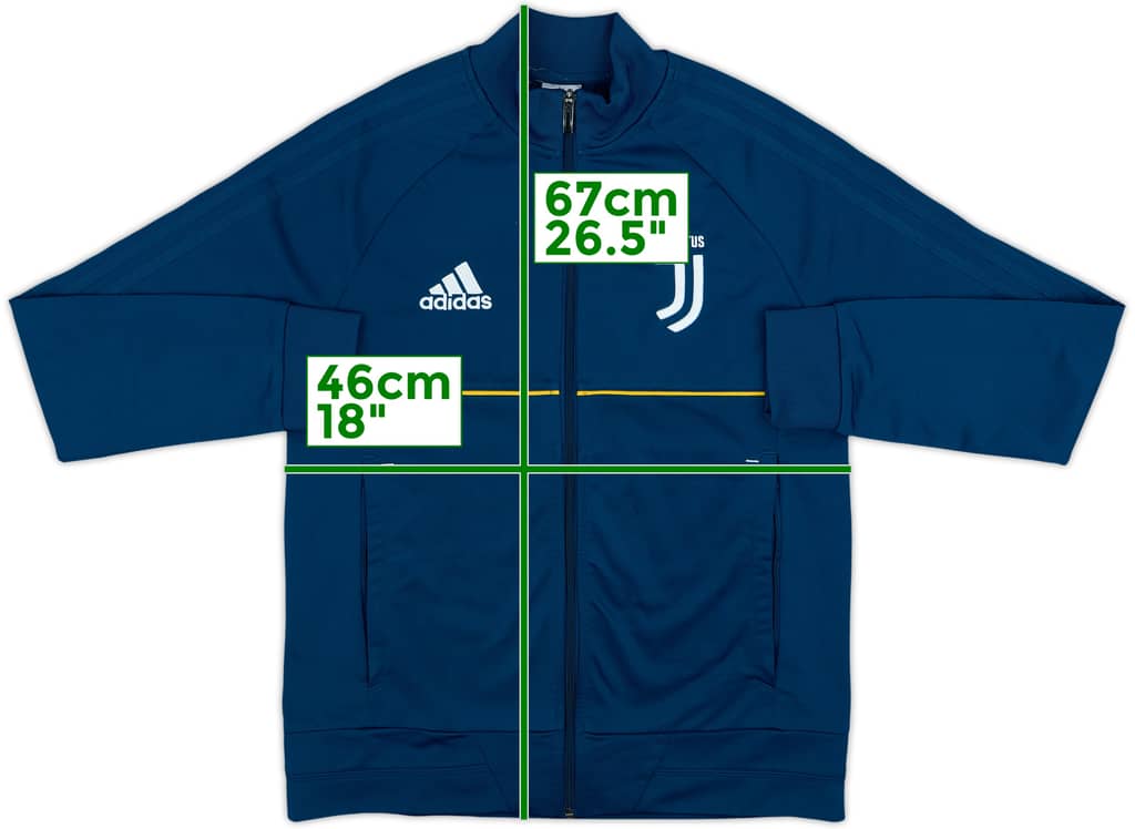 2017-18 Juventus adidas Track Jacket - 8/10 - (L.Boys)