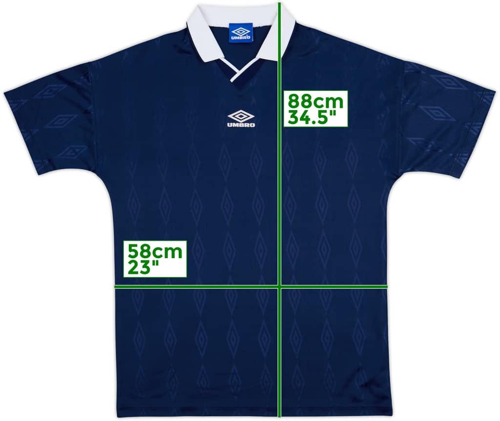 1990s Umbro Template Shirt - 9/10 - (XL)