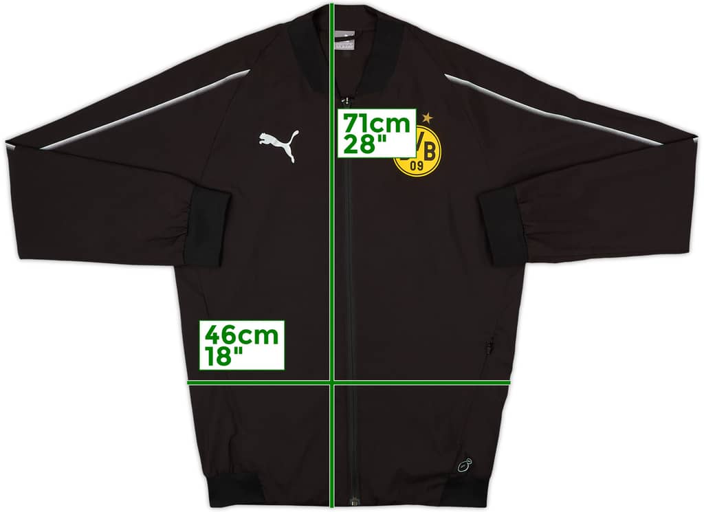 2018-19 Borussia Dortmund Puma Track Jacket - 10/10 - (L.Boys)