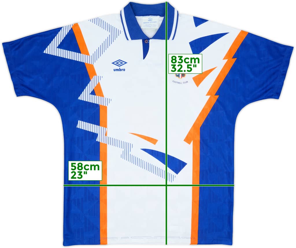 1991-92 Luton Town Home Shirt - 8/10 - (XL)