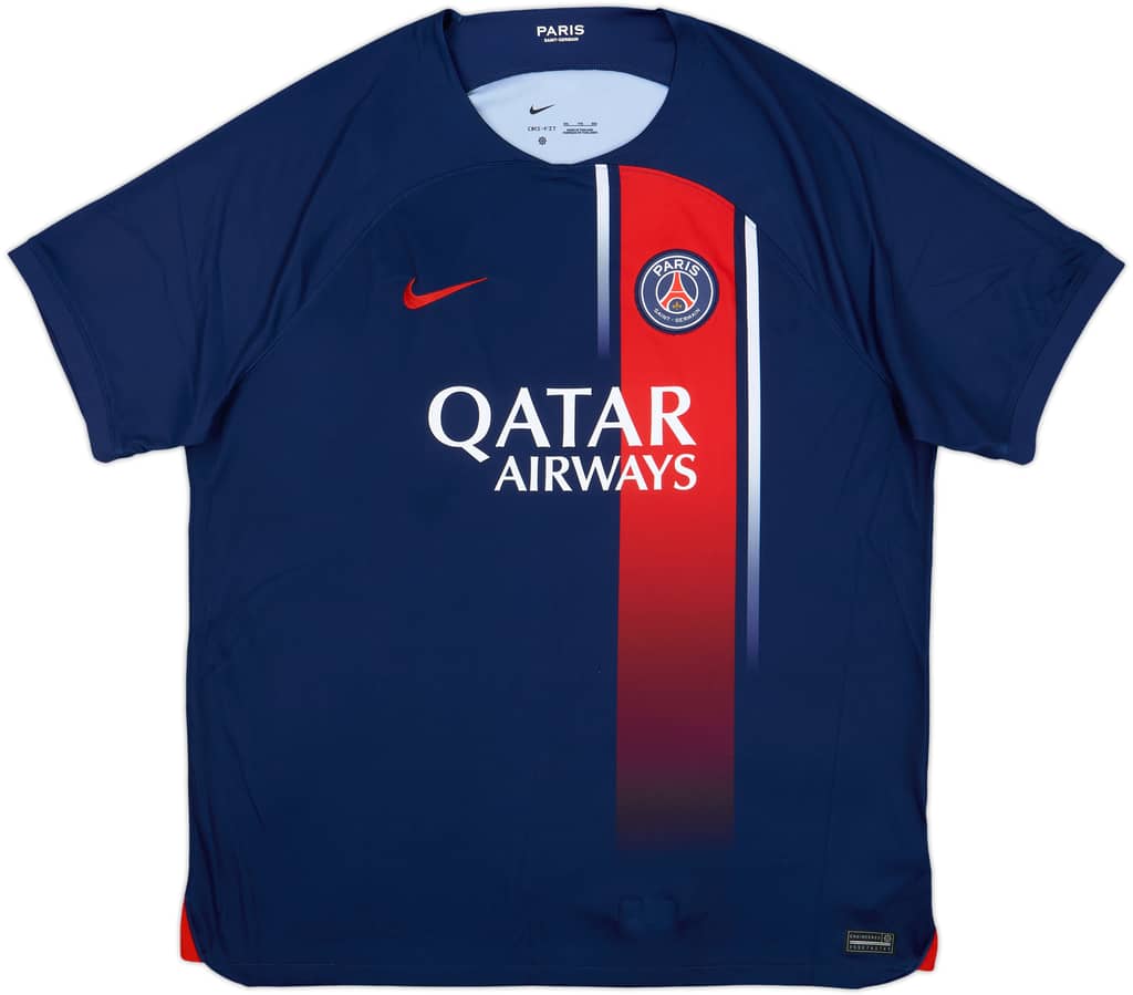 2023-24 Paris Saint-Germain Home Shirt - 9/10 - (XXL)