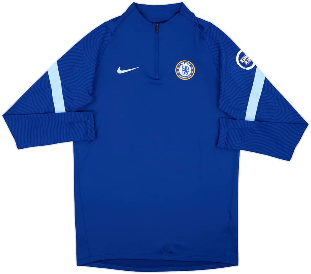 2020-21 Chelsea Nike 1/4 Zip Drill Top - 9/10 - (M)
