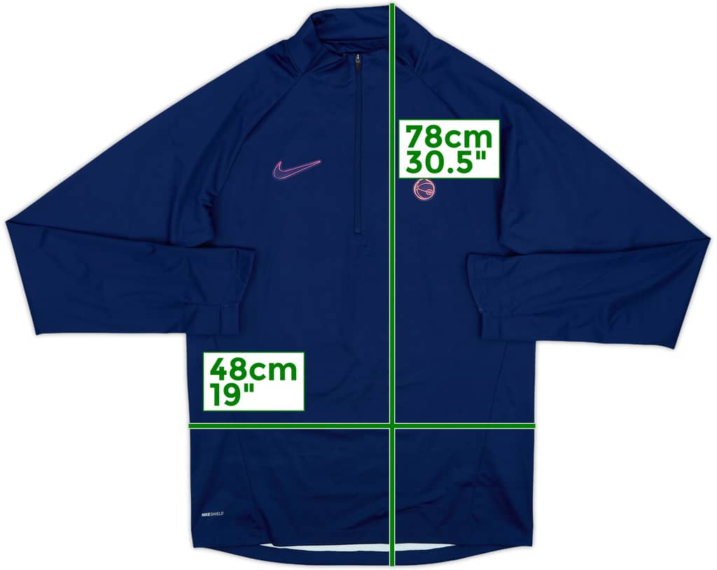 2019-20 Tottenham Nike 1/4 Zip Drill Top - 8/10 - (S)