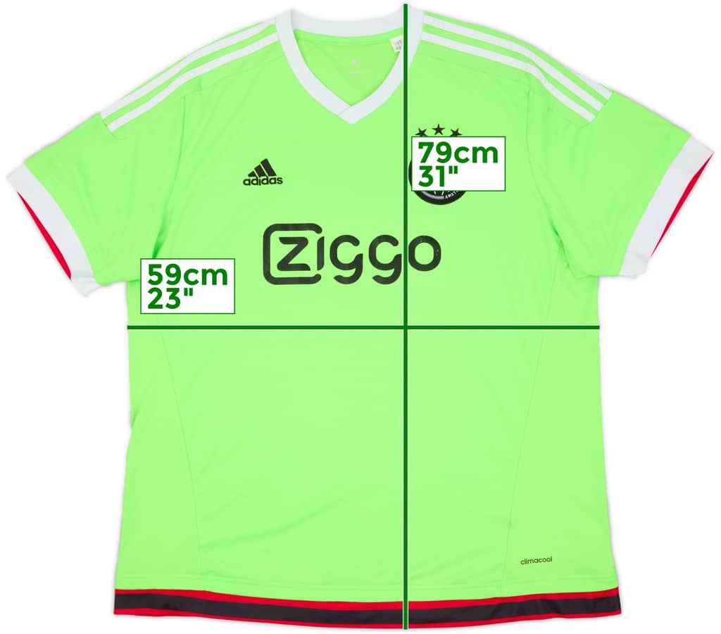 2015-16 Ajax Away Shirt - 7/10 - (XXL)