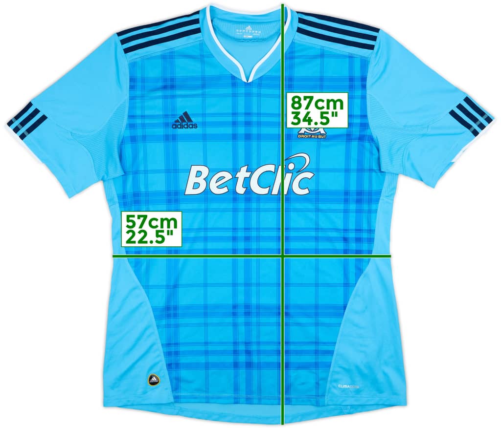 2010-11 Olympique Marseille Away Shirt - 9/10 - (XXL)