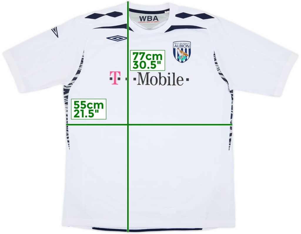 2007-08 West Brom Away Shirt - 8/10 - (XL)