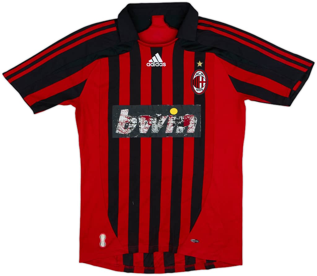 2007-08 AC Milan Home Shirt - 4/10 - (S)